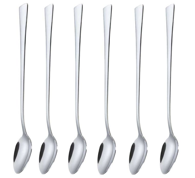 Kinghoff, łyżeczki koktajlowe do latte, deserów, 6 szt.