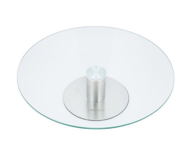 Kinghoff, patera stalowa, obrotowa, 30 cm, KH-4014