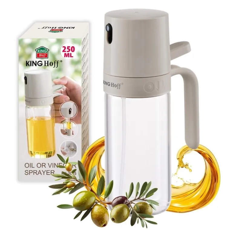 Kinghoff, szklany rozpylacz do octu i oliwy, 250 ml, kh-2005