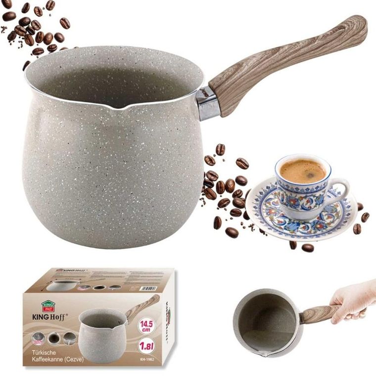 Kinghoff, tygielek marmurkowy do kawy po turecku, 1,8l, kh-1982
