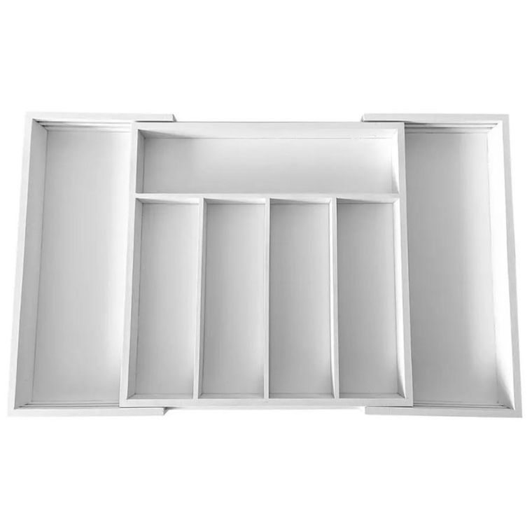 Kinghoff, wkład bambusowy do szuflady, biały, KH-1746