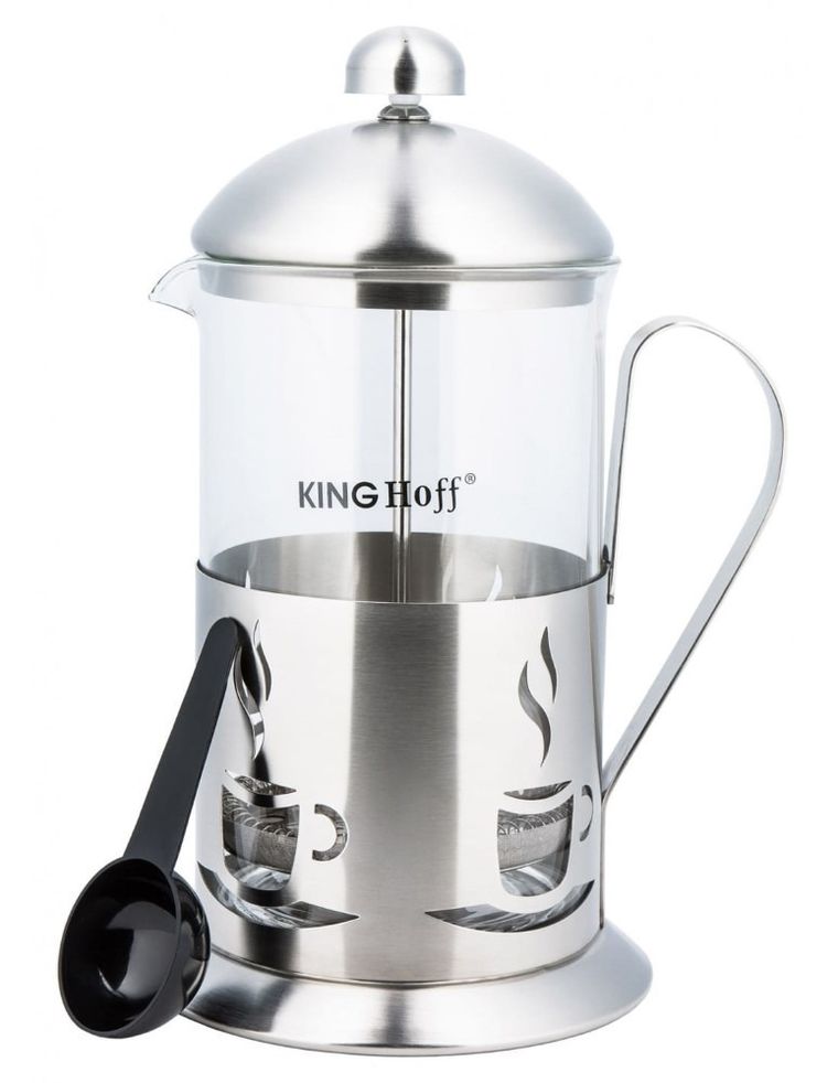 Kinghoff, zaparzacz do herbaty z dociskiem, french press, 600ml