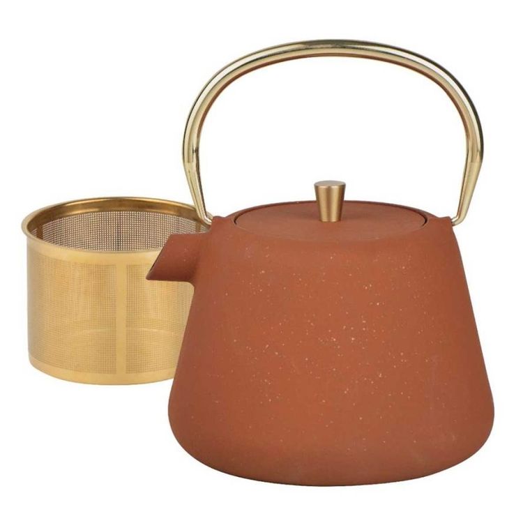 Kinghoff, zaparzacz żeliwny imbryk z filtrem, 1l