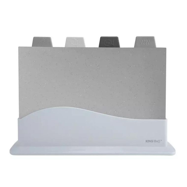 Kinghoff, zestaw 4 desek kuchennych w stojaku, KH-1743