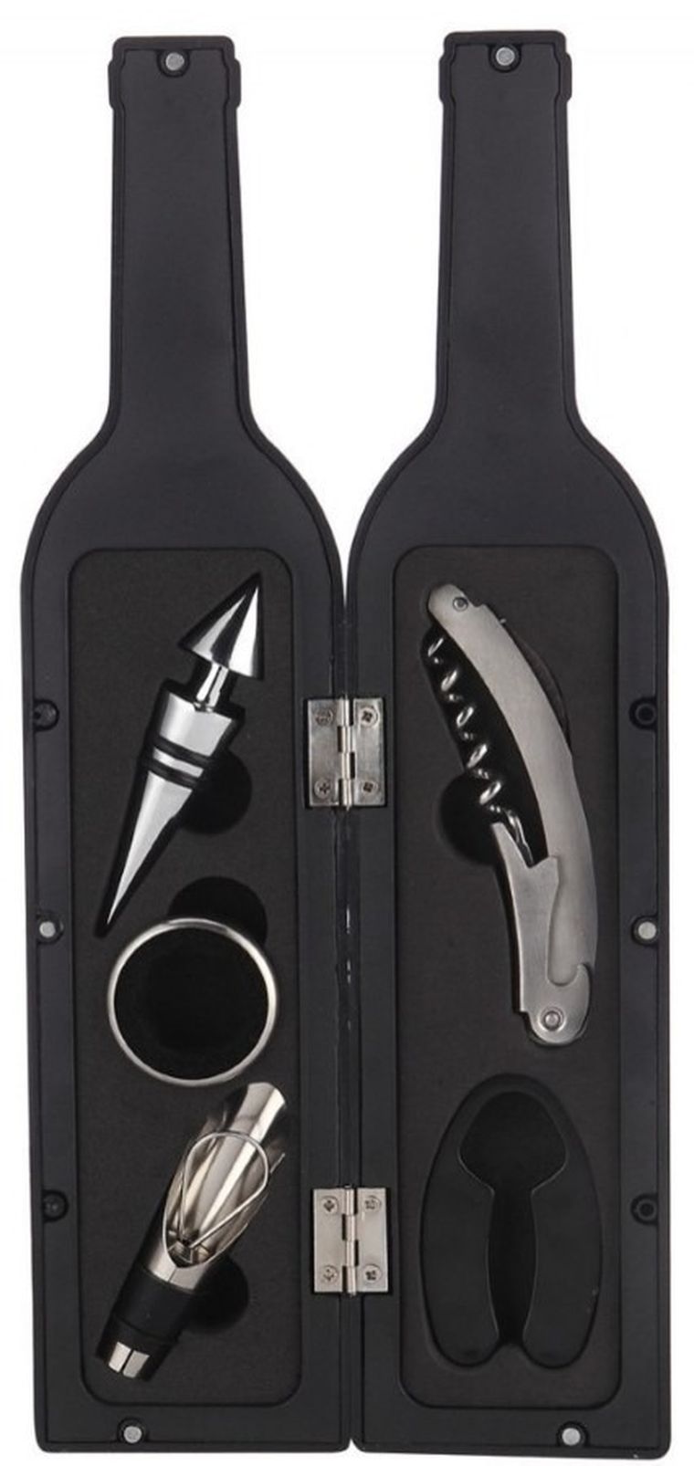 Kinghoff, zestaw do wina w etui w formie butelki, KH-1166
