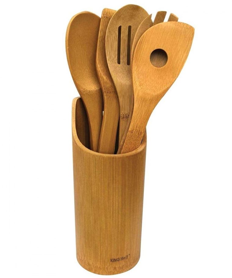 Kinghoff, zestaw drewnianych przyborów kuchennych, KH-1362