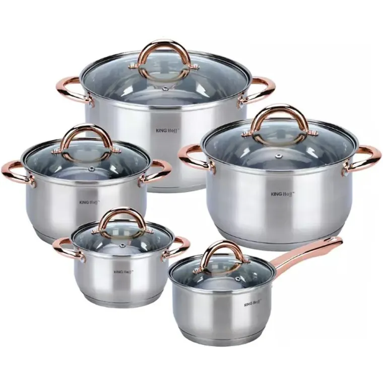 Kinghoff, zestaw garnków, 10 elementów, KH-1764