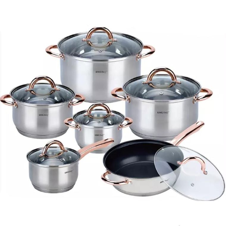 Kinghoff, zestaw garnków, 12 elementów, KH-1765