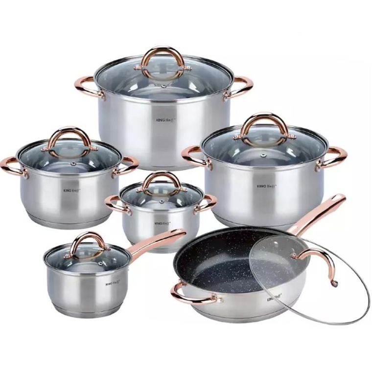 Kinghoff, zestaw garnków, 12 elementów, KH-1766