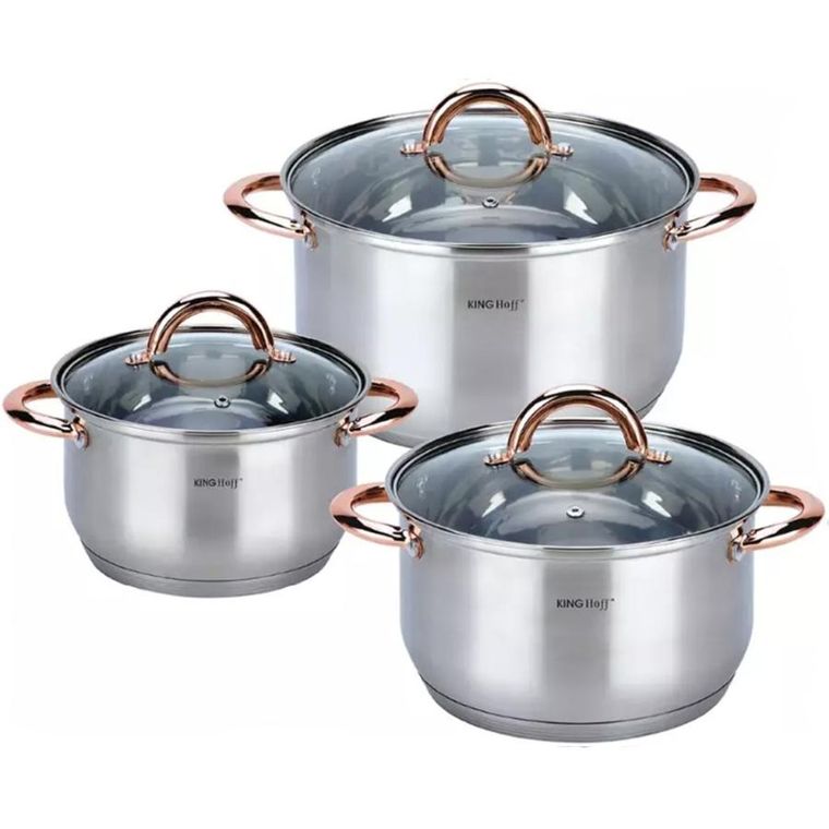 Kinghoff, zestaw garnków, 6 elementów, KH-1762