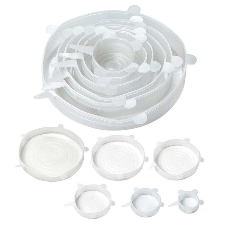 Kinghoff, zestaw pokrywek silikonowych, 6 szt., KH-1902