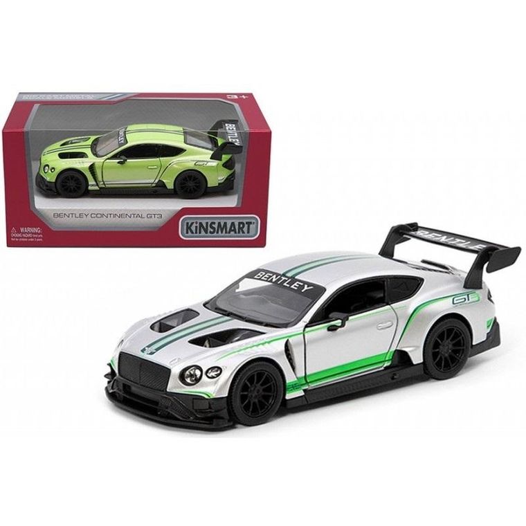 Kinsmart, Bentley Continental GT3, pojazd, 1:38, 1 szt.