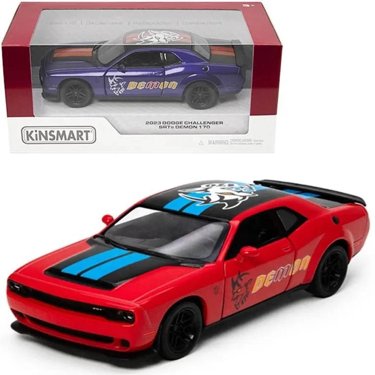 Kinsmart, Dodge Challenger SRT Demon 170, model pojazdu, 1:40