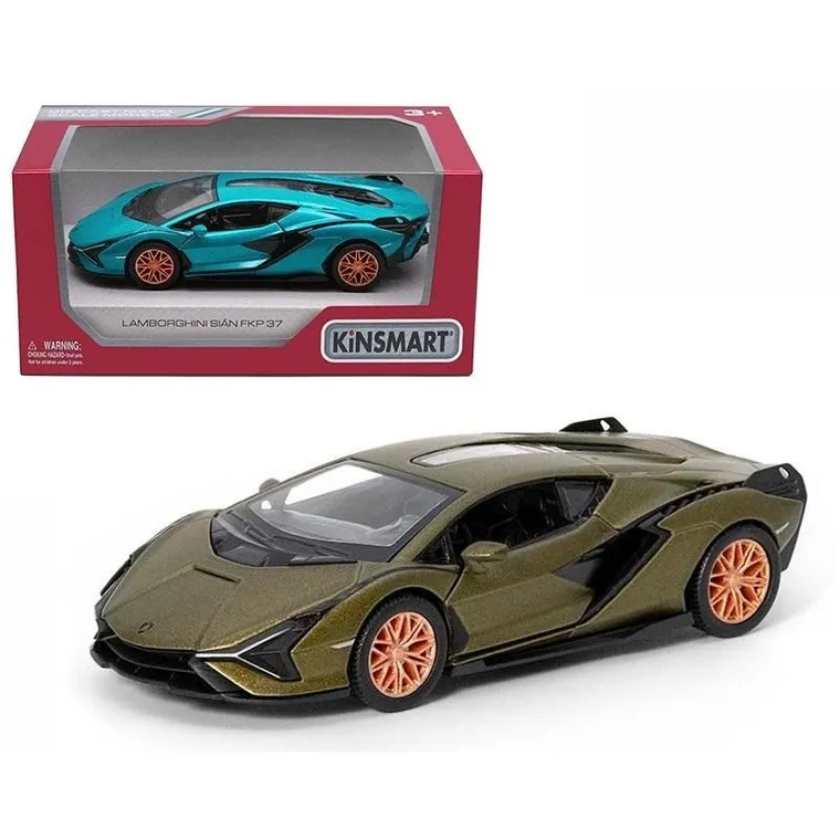 Kinsmart, Lamborghini Sian FKP 37, model pojazdu, 1:40, 1 szt.