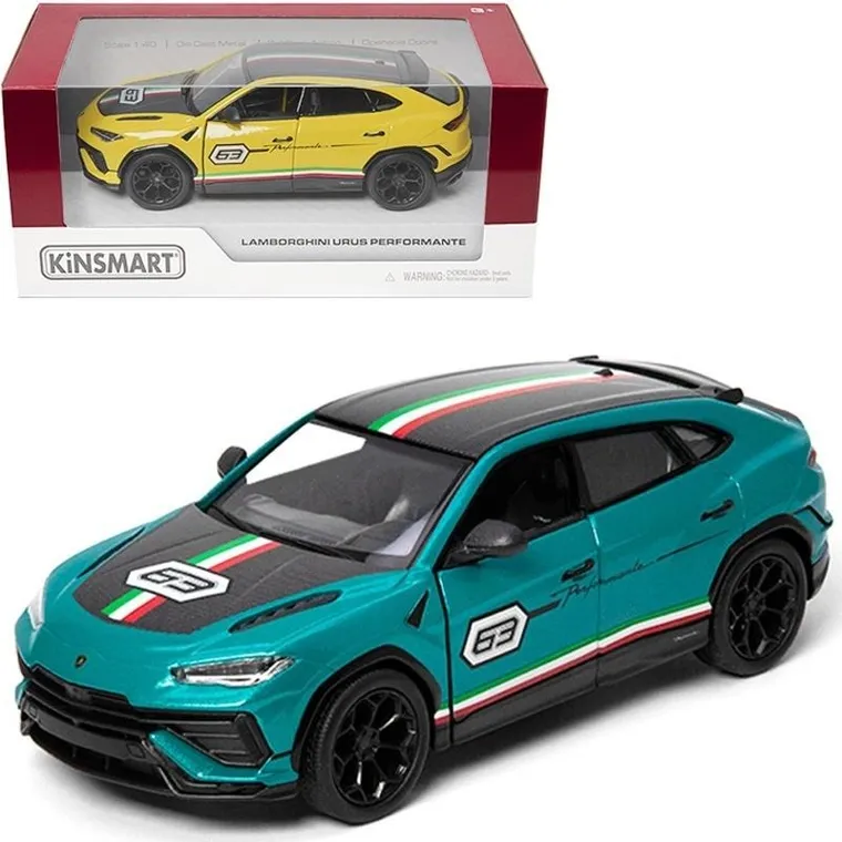 Kinsmart, Lamborghini Urus Performante Livery, model pojazdu, 1:40