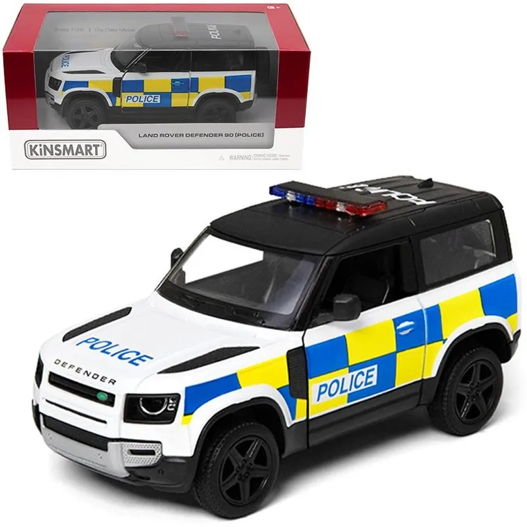 Kinsmart, Land Rover Defender 90, policja, model pojazdu