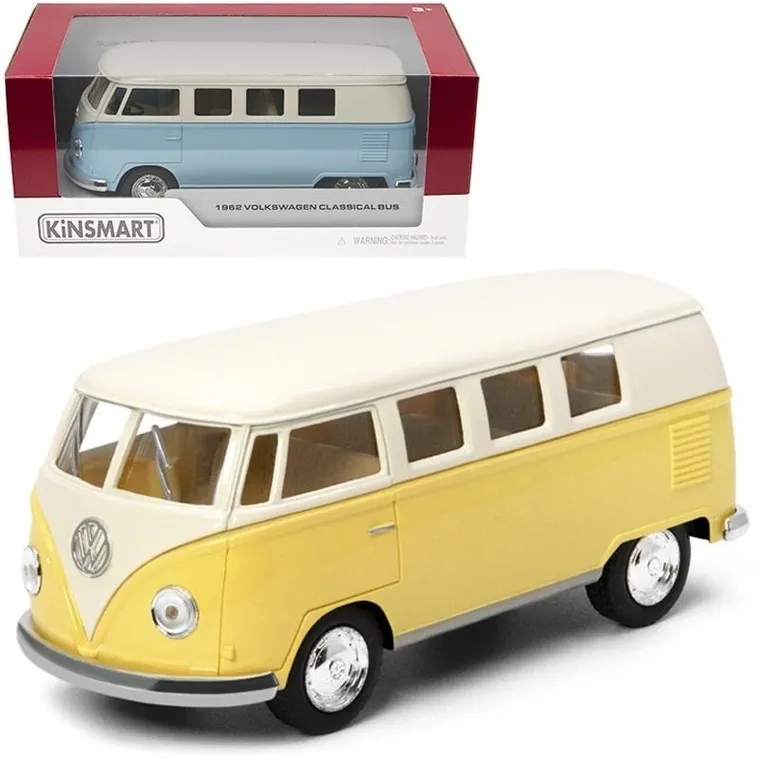 Kinsmart, Volkswagen Classical Bus 1962, model pojazdu, 1:32, 1 szt.
