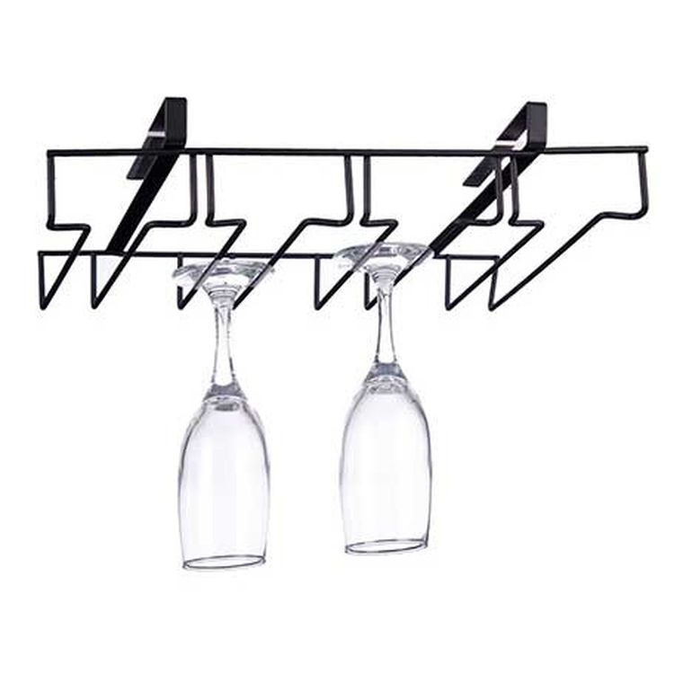 Kinvara, metalowy uchwyt na kieliszki, montaż bez wiercenia