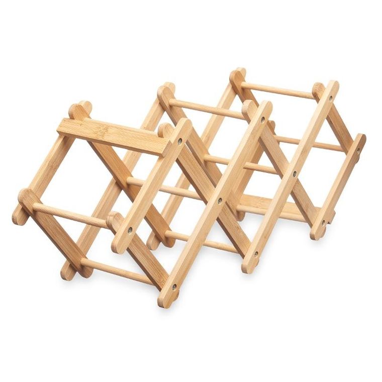 Kinvara, stojak na wino na 6 butelek, 54-15-21,5 cm