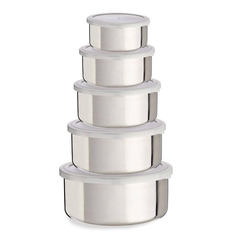 Kinvara, zestaw lunchboxów stalowych w różnych rozmiarach, 5 szt.