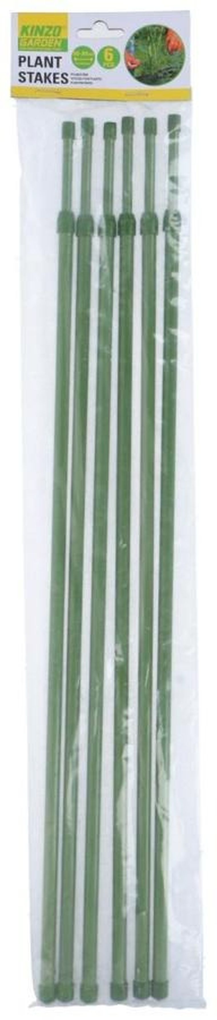 Kinzo, podpora tyczka do roślin, 50-80 cm, 6 szt.