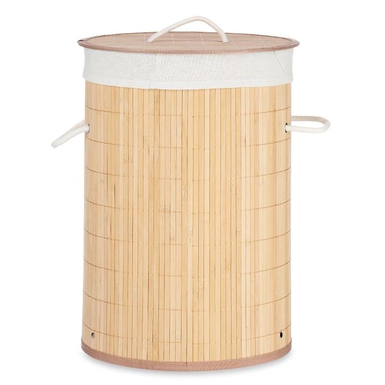 Kipit, Comfy Place, bambusowy kosz na bieliznę, 48 l