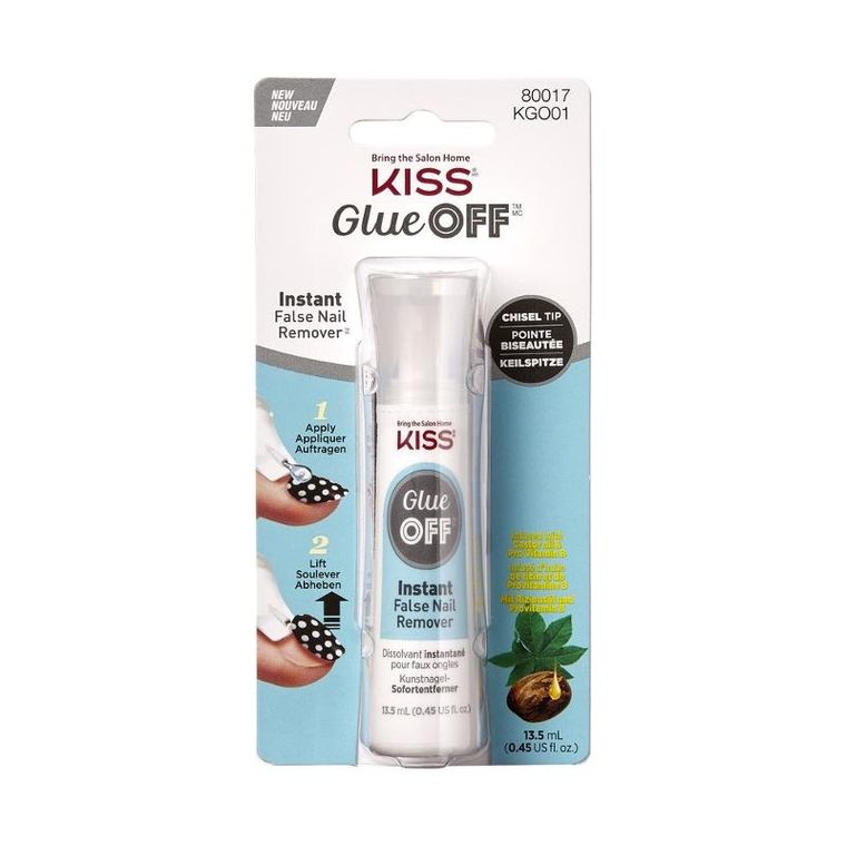 Kiss, Glue Off, False Nail Remover, zmywacz do usuwania sztucznych paznokci, 135 ml