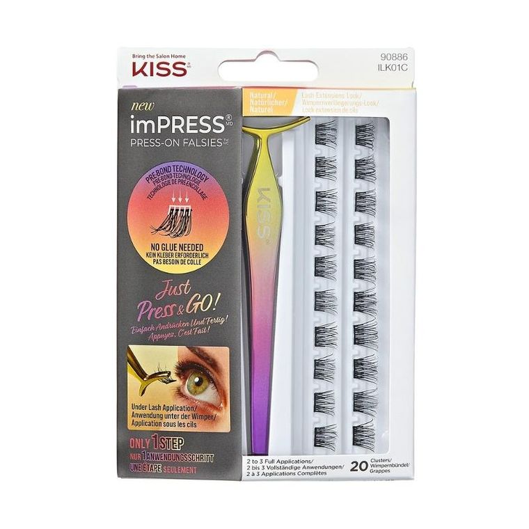 Kiss, Impress, kępki sztucznych rzęs, lash kit 01