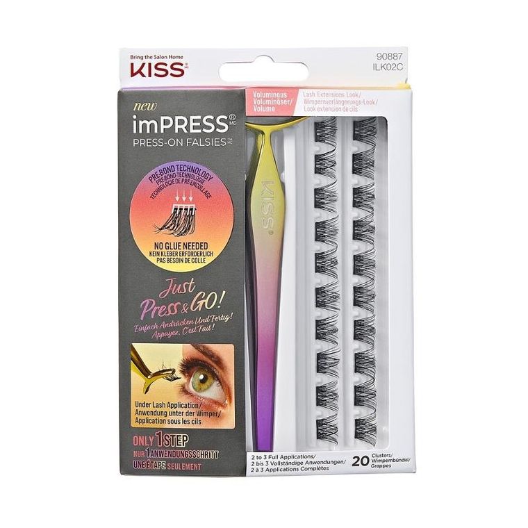 Kiss, Impress, kępki sztucznych rzęs, lash kit 02