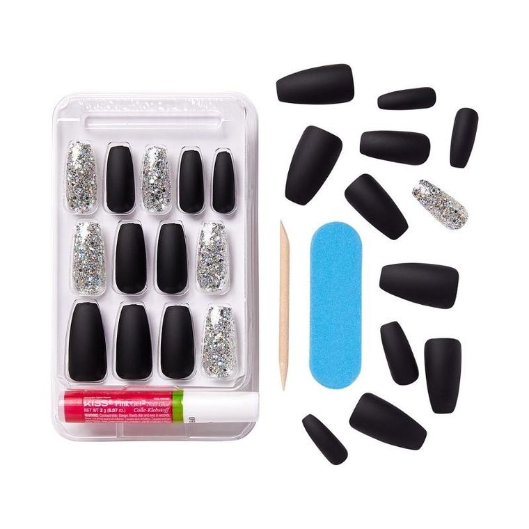 Kiss, sztuczne paznokcie, gel fantasy-a whole new, rozmiar L, 1 op, 24 szt.