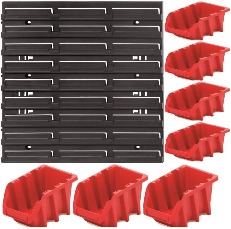 Kistenberg, tablica warsztatowa z zestawem pojemników, Orderline