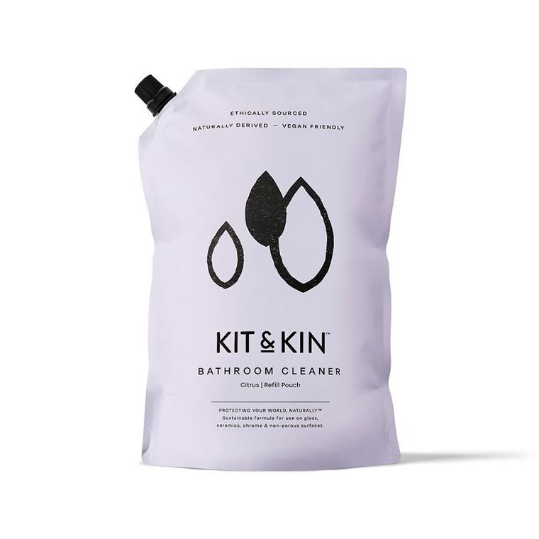Kit & Kin, naturalny środek do czyszczenia łazienki, o zapachu cytrusów, 1l