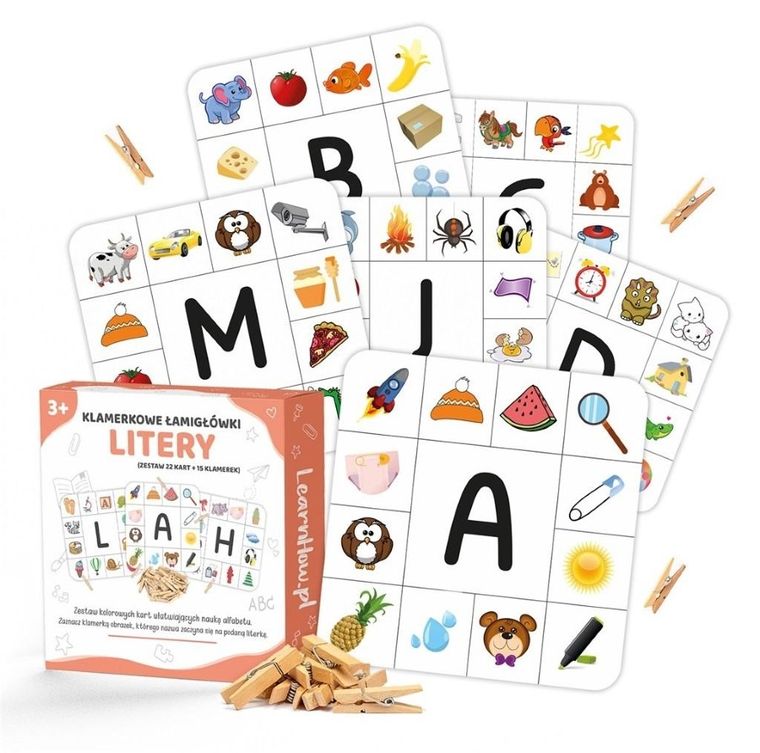 Klamerkowe zadania, Litery