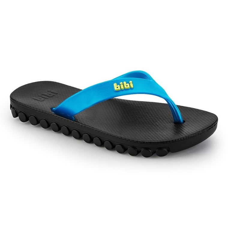 Klapki chłopięce, japonki, czarne, Bibi Shoes