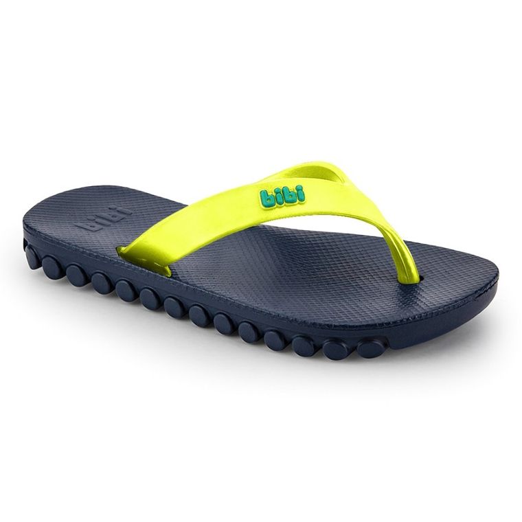 Klapki chłopięce, japonki, granatowe, Bibi Shoes