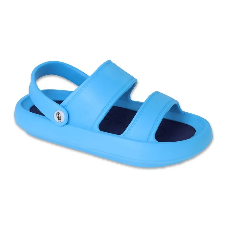 Klapki chłopięce, niebieskie, Befado