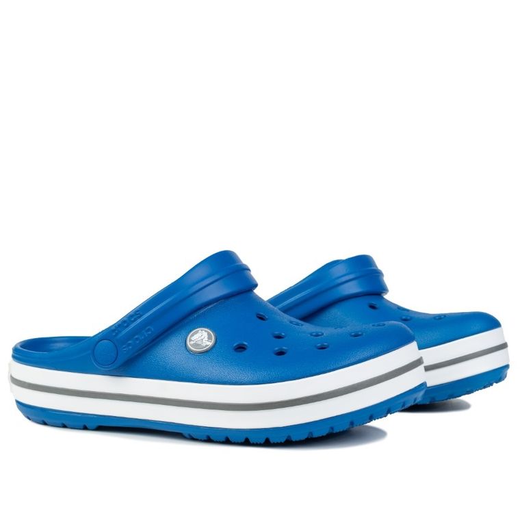 Klapki chłopięce, niebieskie, Crocs Crocband Clog