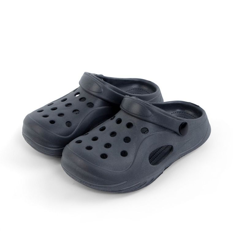 Klapki chłopięce, szare, Realpaks Fogo