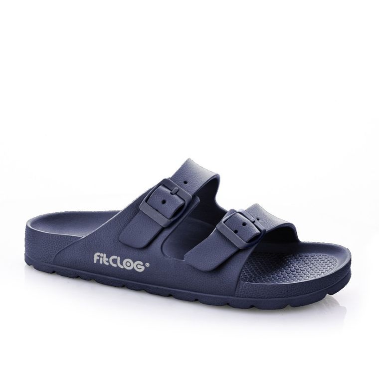 Klapki damskie, granatowe, Fitclog