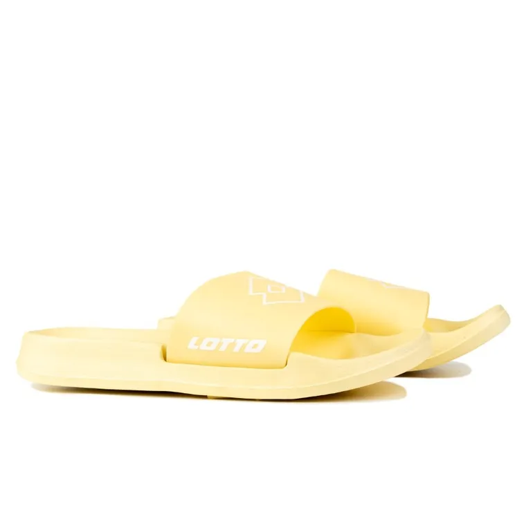 Klapki damskie, żółte, Lotto Lathi