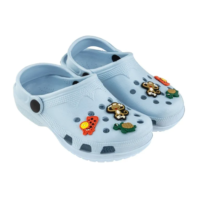 Klapki dziecięce, niebieskie, BBS Shoes