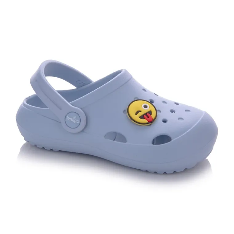 Klapki dziecięce, niebieskie, Lemigo