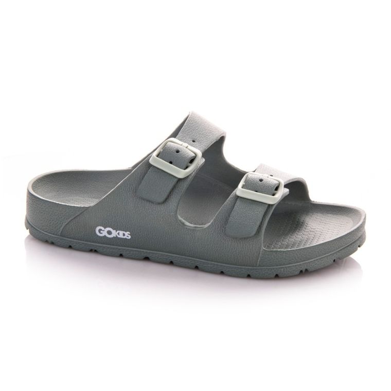 Klapki dziecięce, zielone, Lemigo