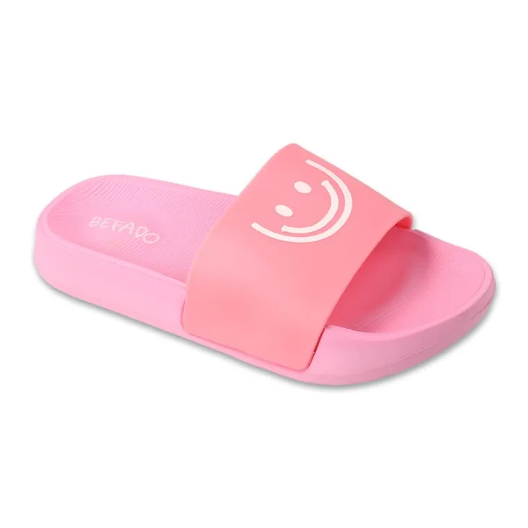 Klapki dziewczęce, różowe, Befado