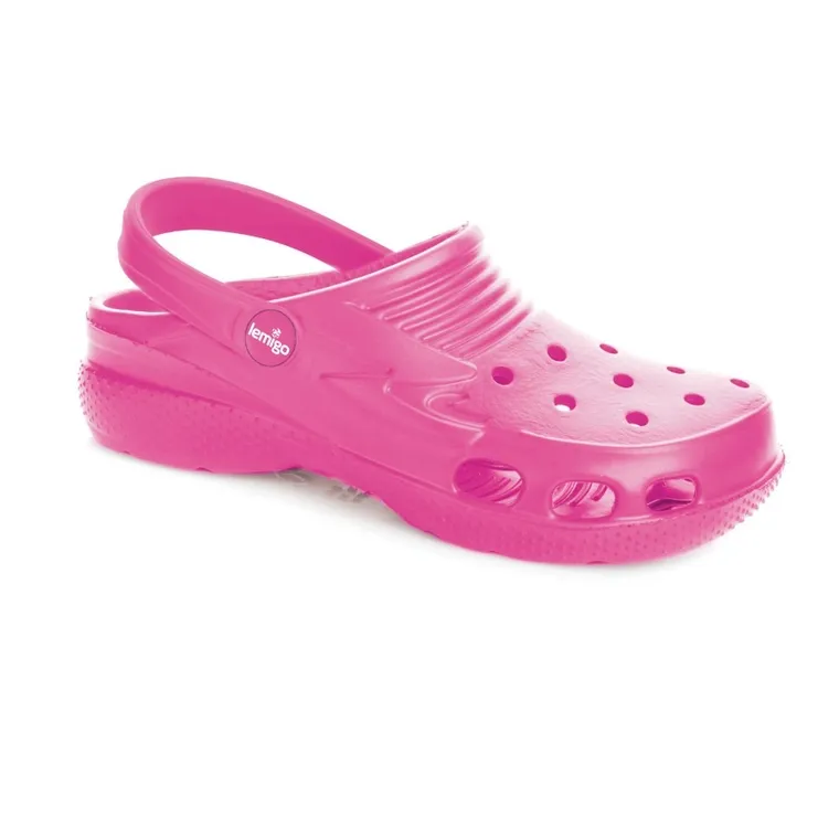 Klapki dziewczęce, różowe, Lemigo