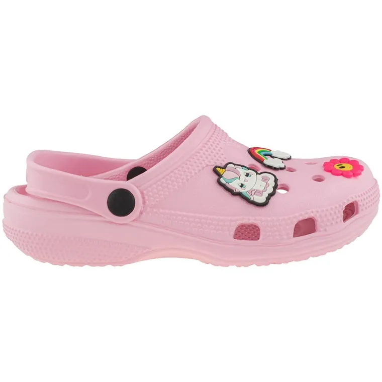 Klapki dziewczęce, różowe, Otaro