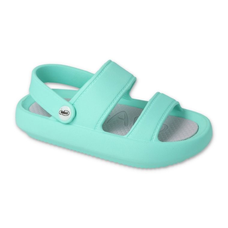 Klapki dziewczęce, zielone, Befado