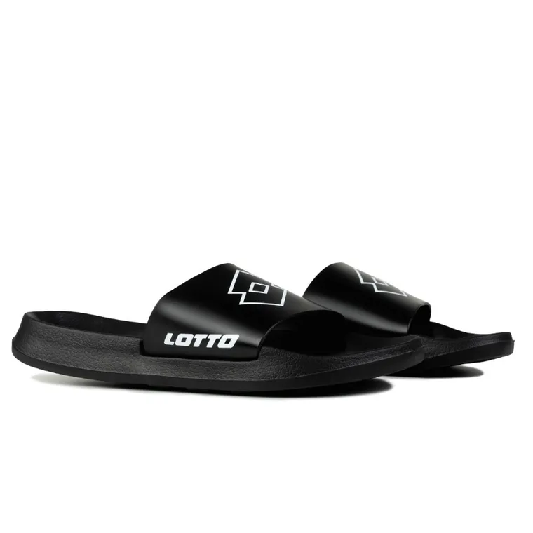 Klapki męskie, czarne, Lotto Lathi