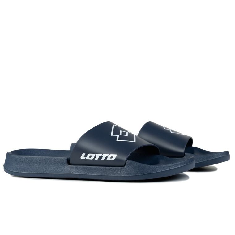 Klapki męskie, granatowe, Lotto Lathi