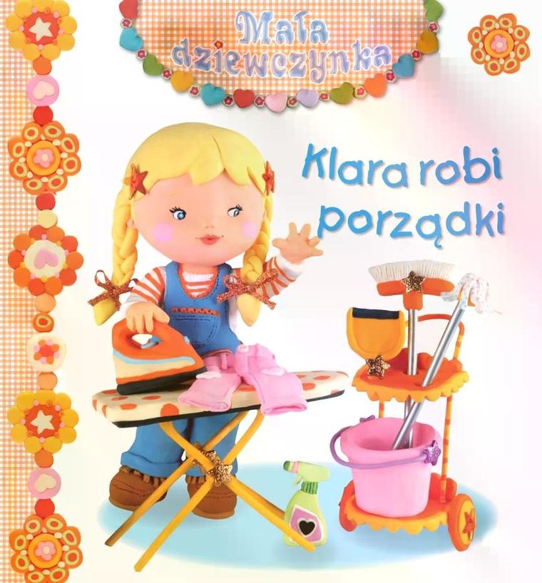Klara robi porządki. Mała dziewczynka